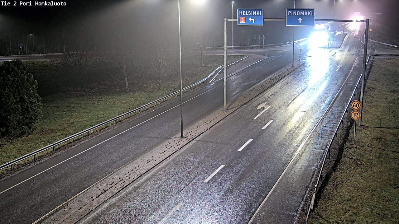 Weather Camera Image Väg 2 Björneborg, Honkaluoto, Pori, Satakunta