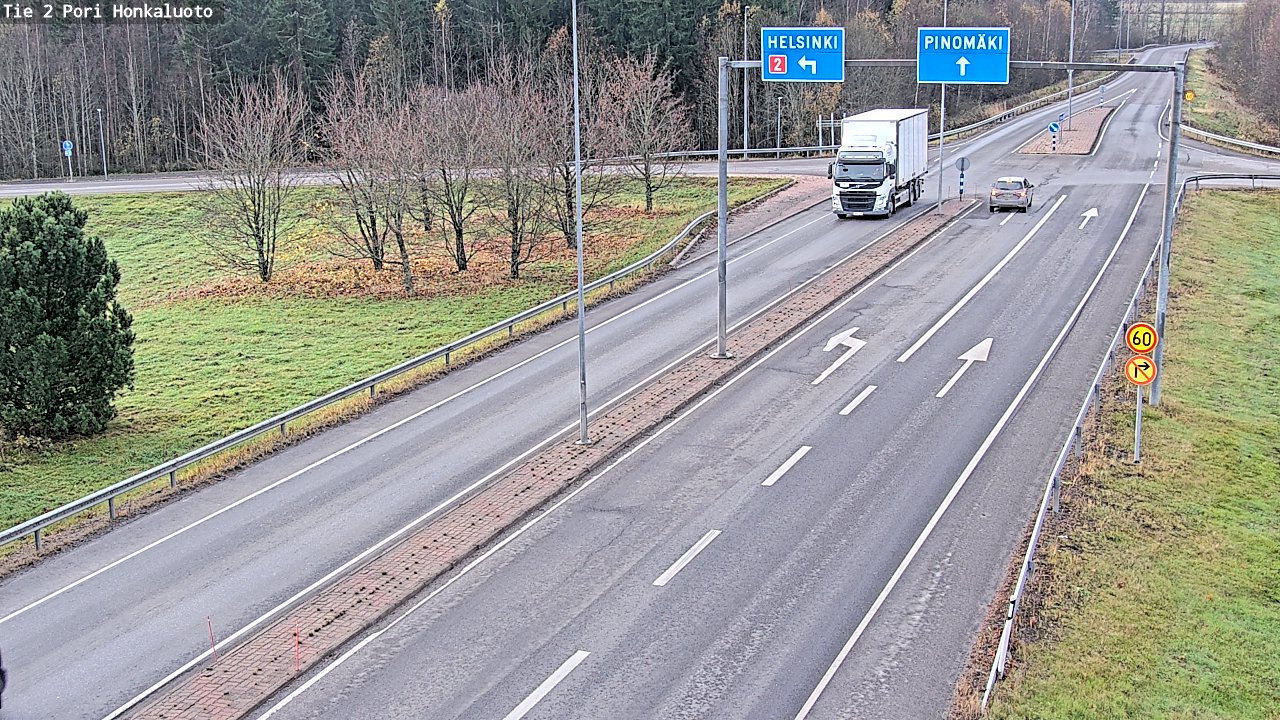 Kelikamerat Kuva Tie 2 Pori, Honkaluoto, Pori, Satakunta