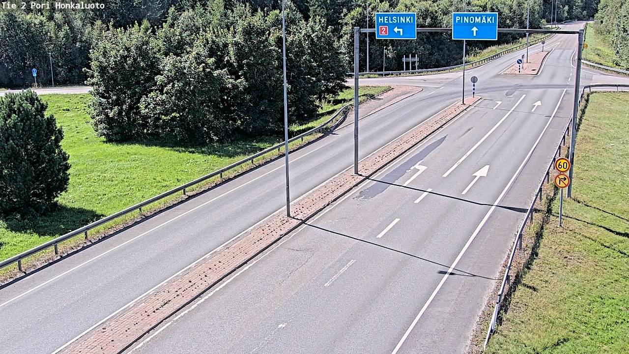 Kelikamerat Kuva Tie 2 Pori, Honkaluoto, Pori, Satakunta