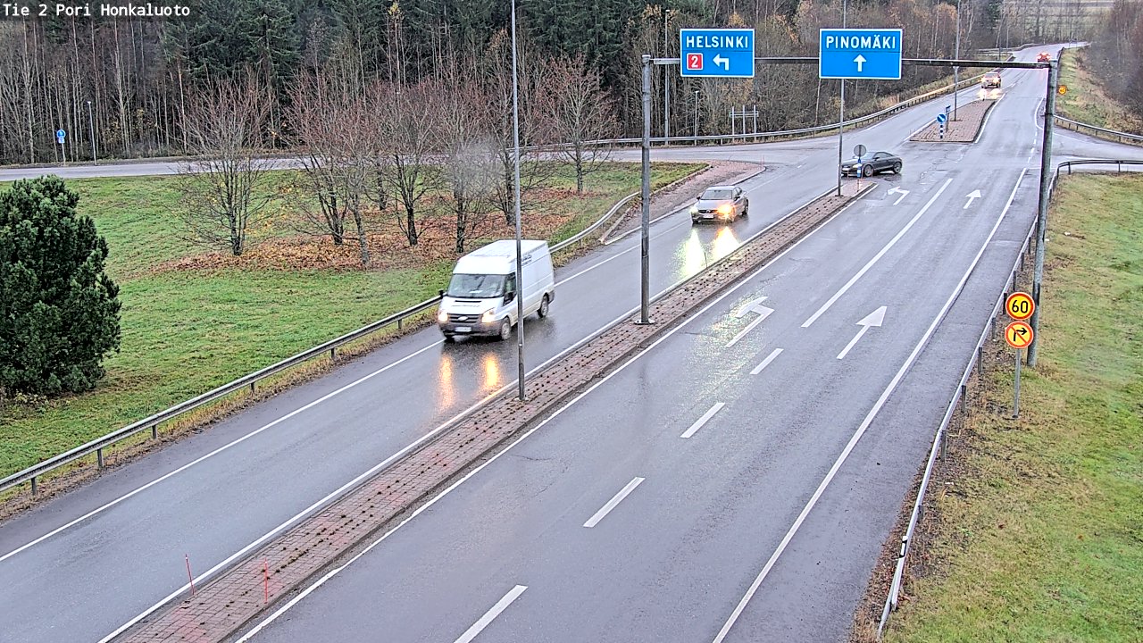 Kelikamerat Kuva Tie 2 Pori, Honkaluoto, Pori, Satakunta