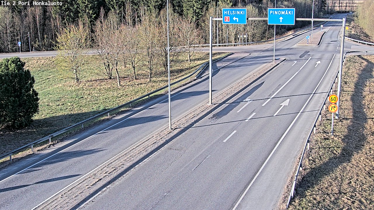 Kelikamerat Kuva Tie 2 Pori, Honkaluoto, Pori, Satakunta