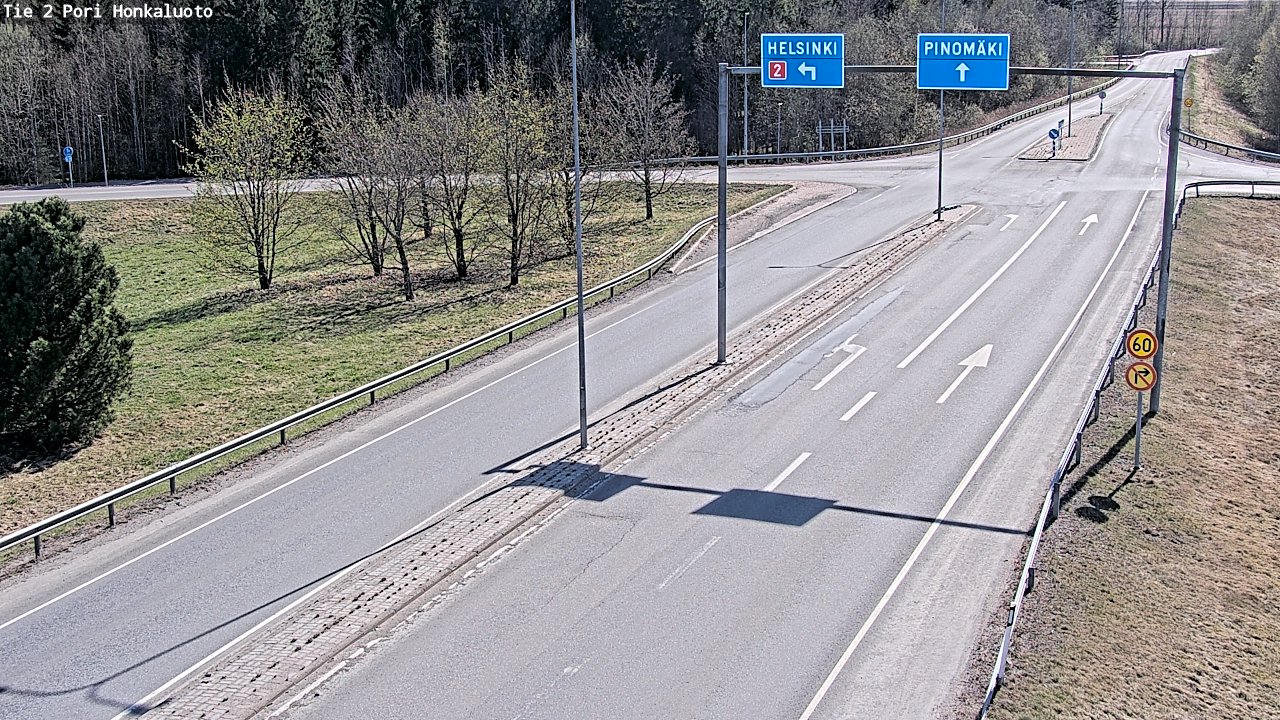 Kelikamerat Kuva Tie 2 Pori, Honkaluoto, Pori, Satakunta