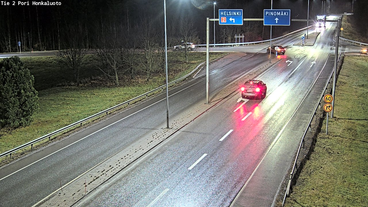 Weather Camera Image Väg 2 Björneborg, Honkaluoto, Pori, Satakunta