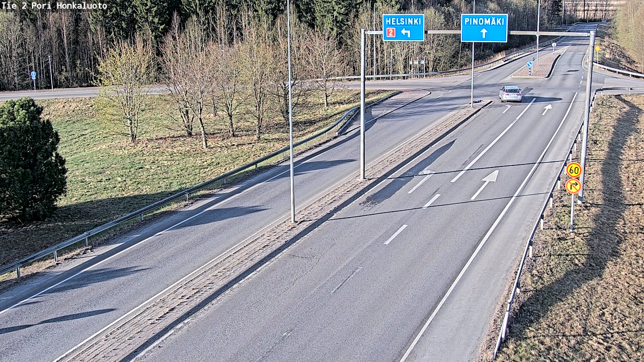 Kelikamerat Kuva Tie 2 Pori, Honkaluoto, Pori, Satakunta