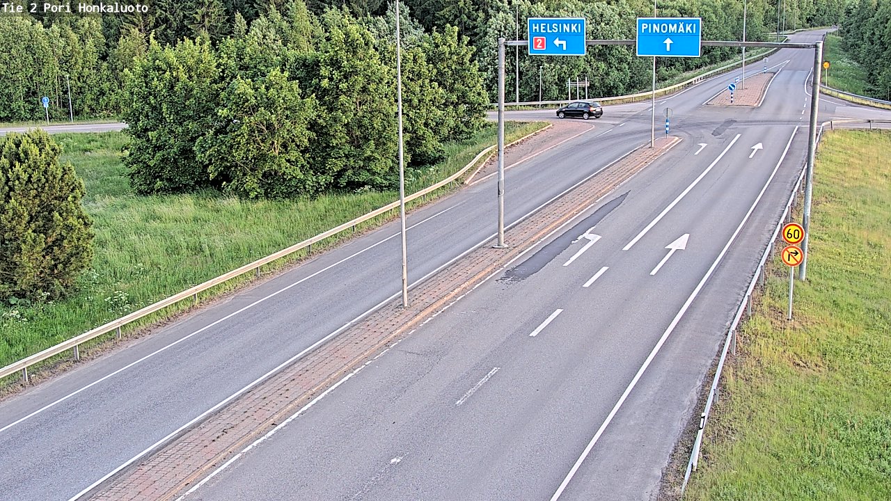 Kelikamerat Kuva Tie 2 Pori, Honkaluoto, Pori, Satakunta