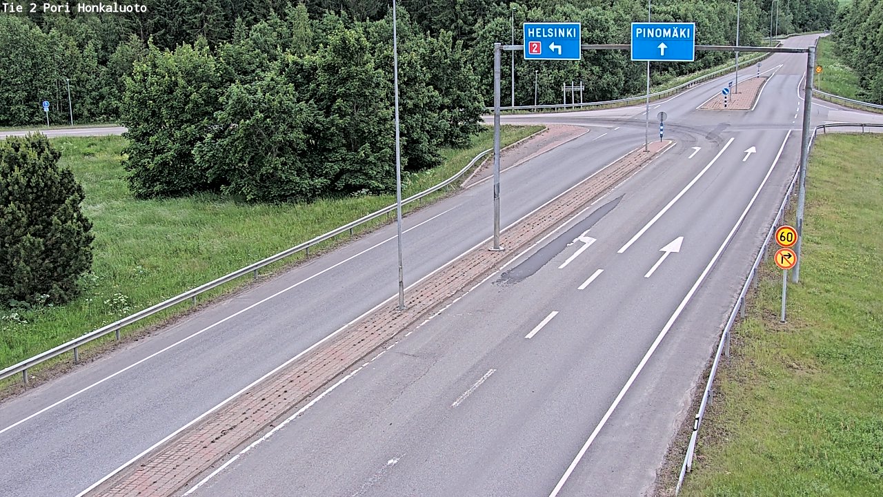 Kelikamerat Kuva Tie 2 Pori, Honkaluoto, Pori, Satakunta