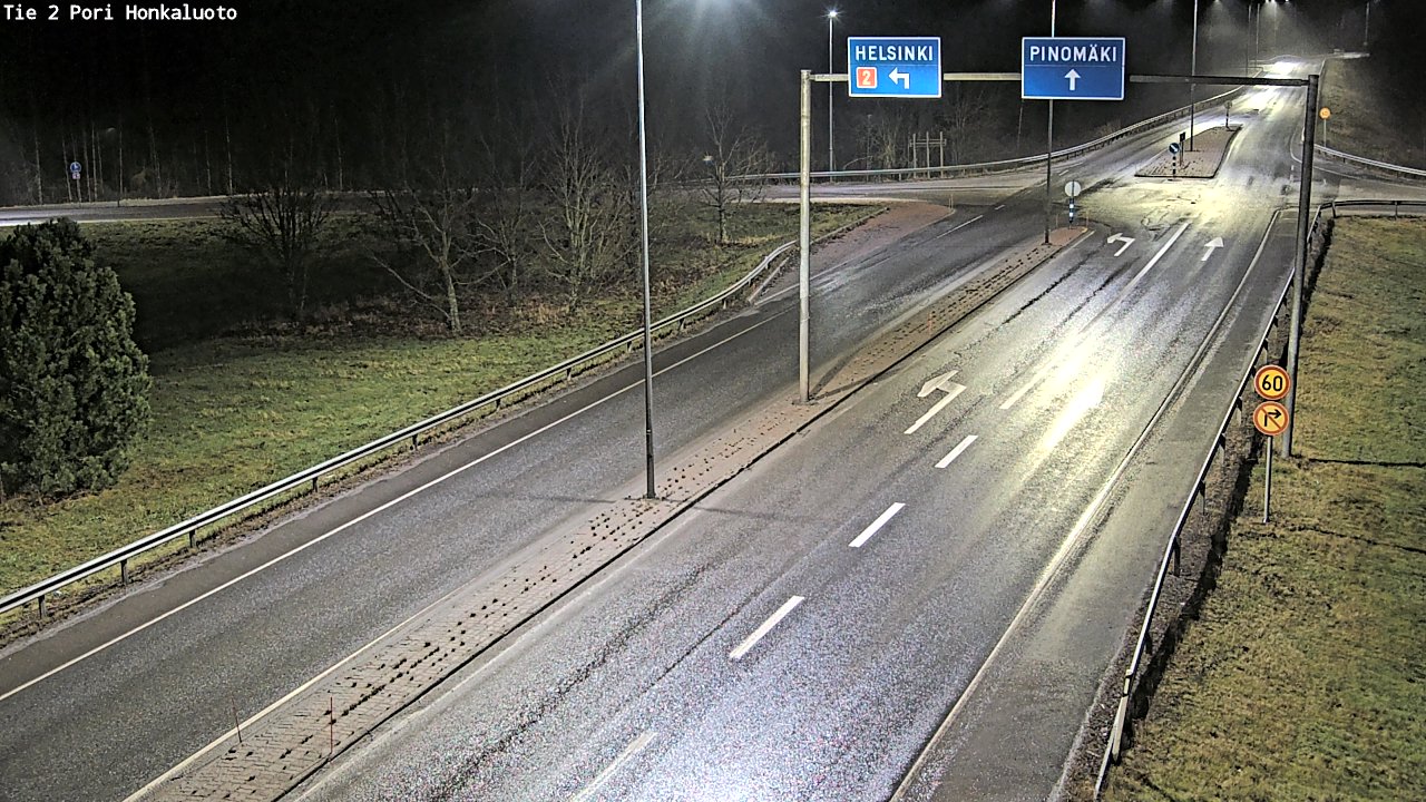 Weather Camera Image Väg 2 Björneborg, Honkaluoto, Pori, Satakunta