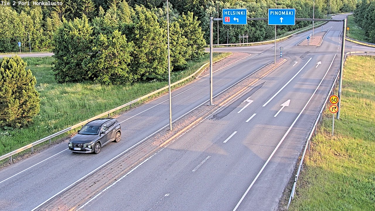 Kelikamerat Kuva Tie 2 Pori, Honkaluoto, Pori, Satakunta