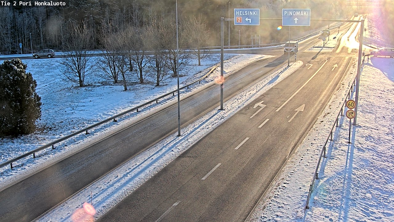 Weather Camera Image Road 2 Pori, Honkaluoto, Pori, Satakunta