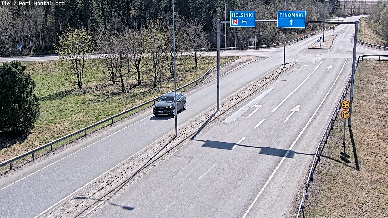 Kelikamerat Kuva Tie 2 Pori, Honkaluoto, Pori, Satakunta