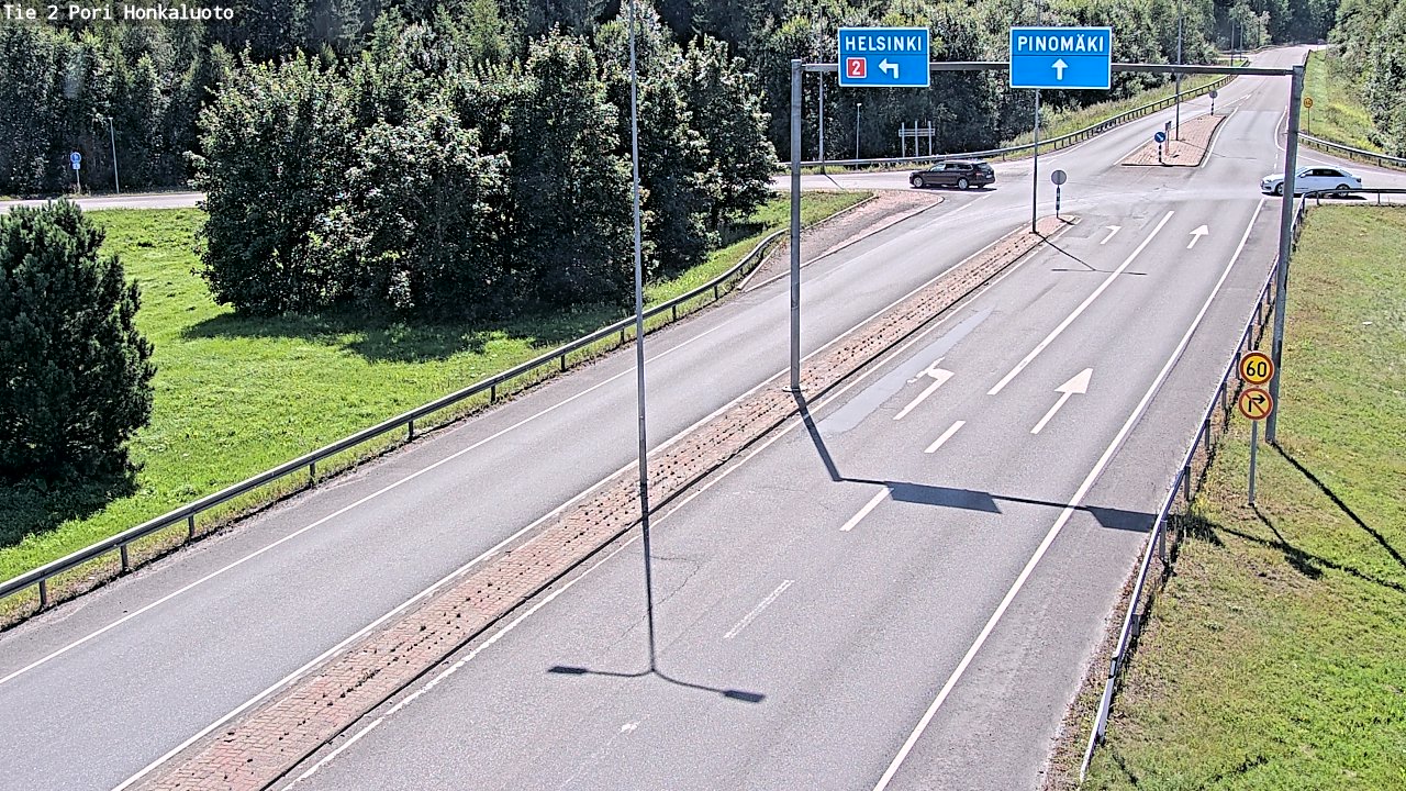 Kelikamerat Kuva Tie 2 Pori, Honkaluoto, Pori, Satakunta