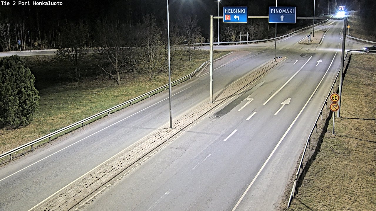 Kelikamerat Kuva Tie 2 Pori, Honkaluoto, Pori, Satakunta