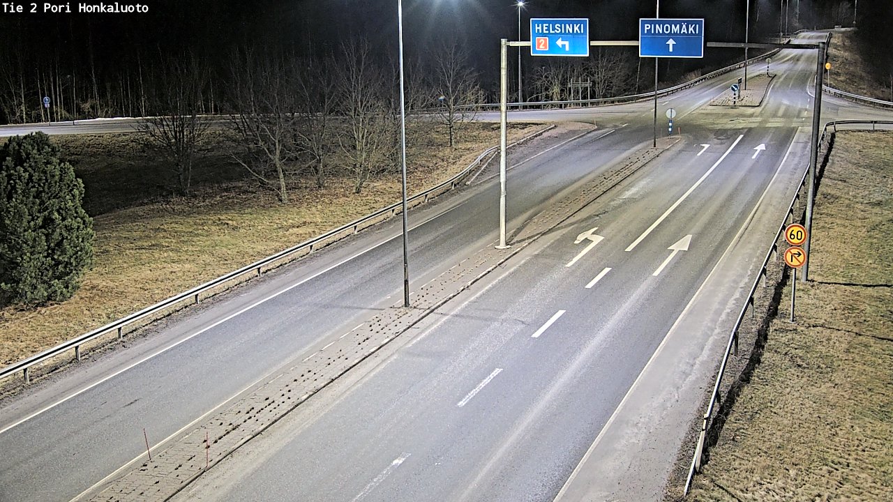 Kelikamerat Kuva Tie 2 Pori, Honkaluoto, Pori, Satakunta