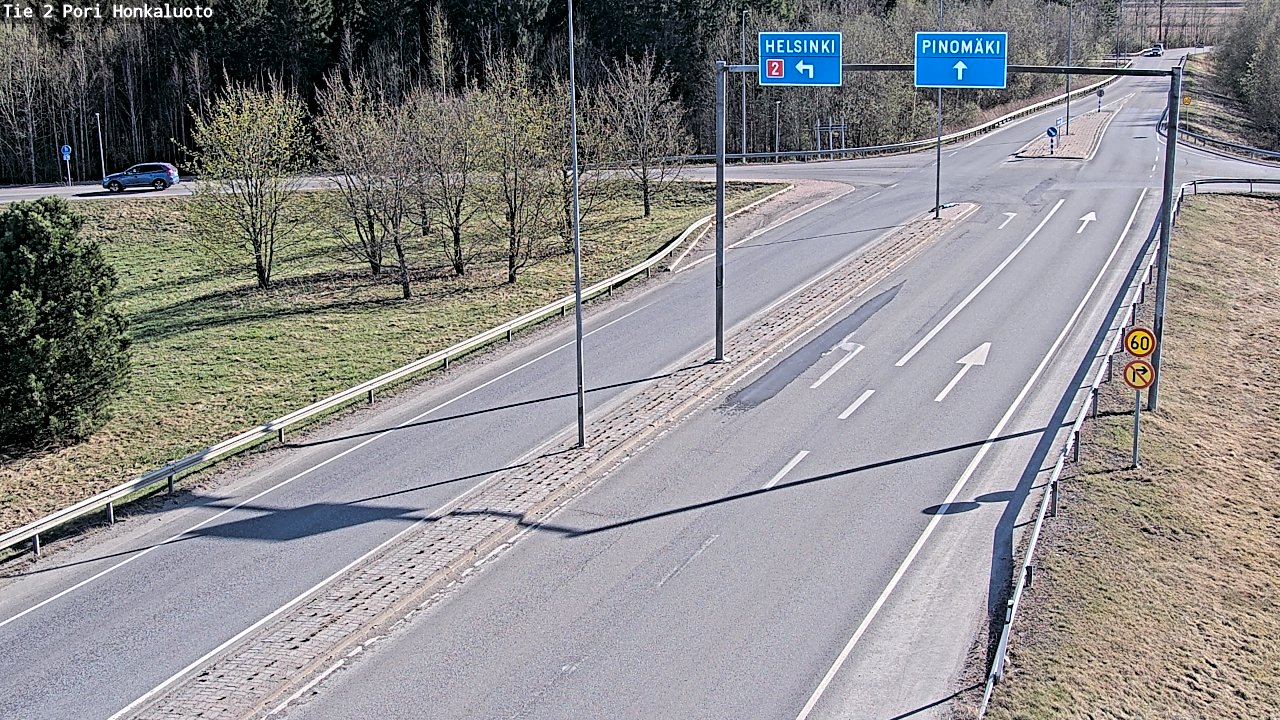 Kelikamerat Kuva Tie 2 Pori, Honkaluoto, Pori, Satakunta