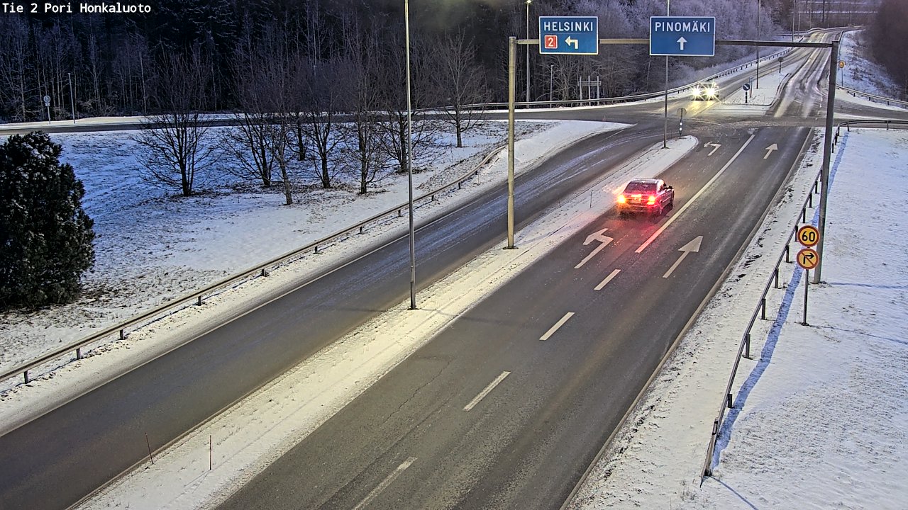 Weather Camera Image Road 2 Pori, Honkaluoto, Pori, Satakunta