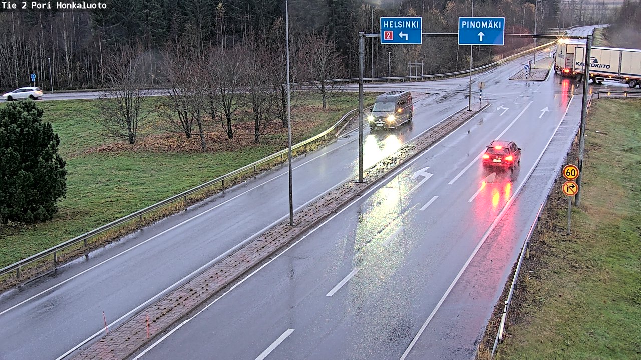 Kelikamerat Kuva Tie 2 Pori, Honkaluoto, Pori, Satakunta