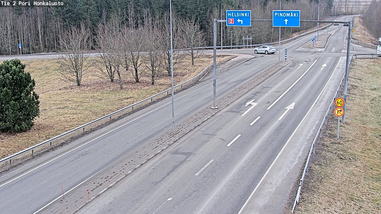 Kelikamerat Kuva Tie 2 Pori, Honkaluoto, Pori, Satakunta