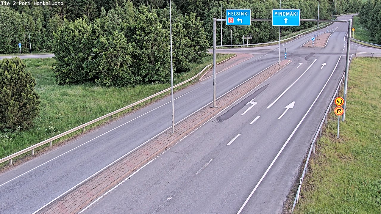 Kelikamerat Kuva Tie 2 Pori, Honkaluoto, Pori, Satakunta