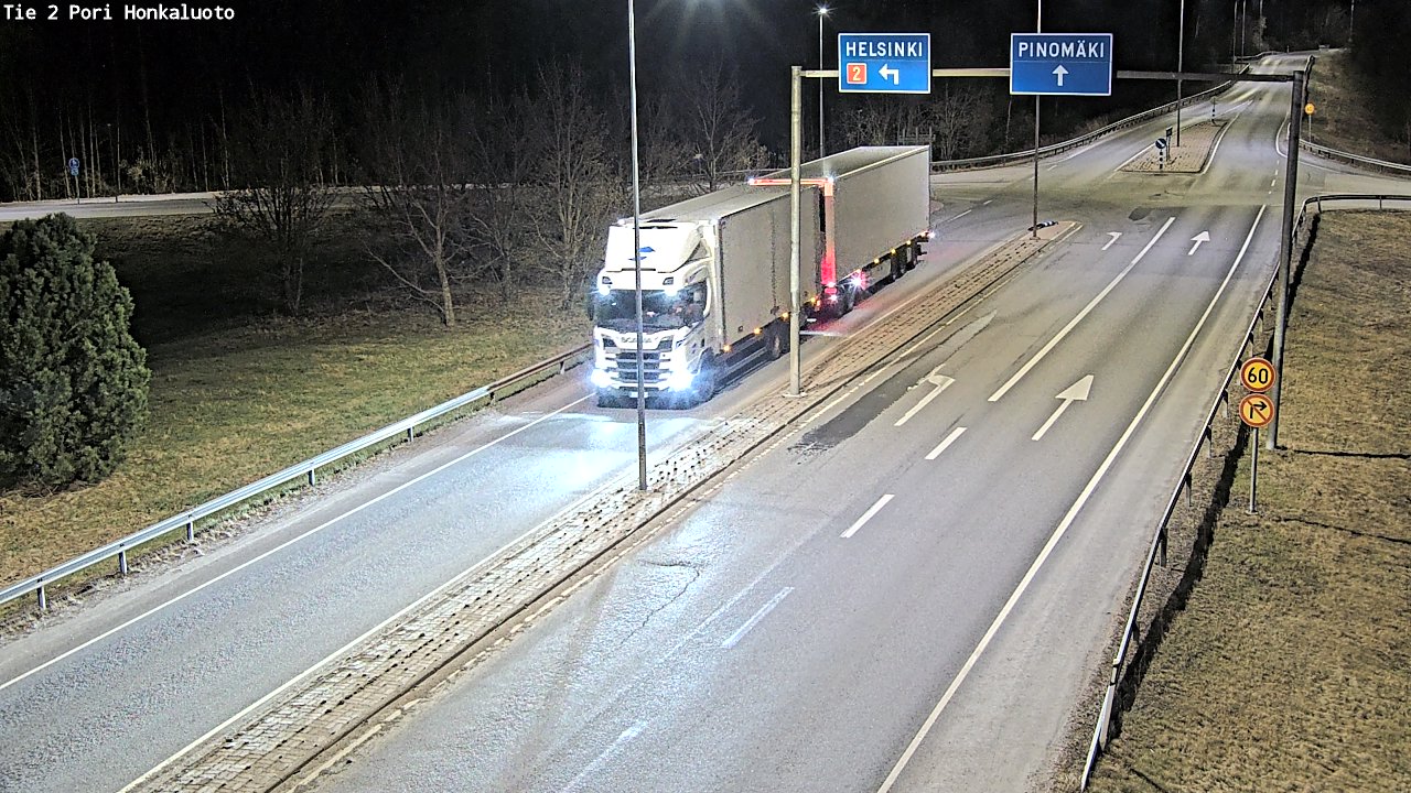 Kelikamerat Kuva Tie 2 Pori, Honkaluoto, Pori, Satakunta