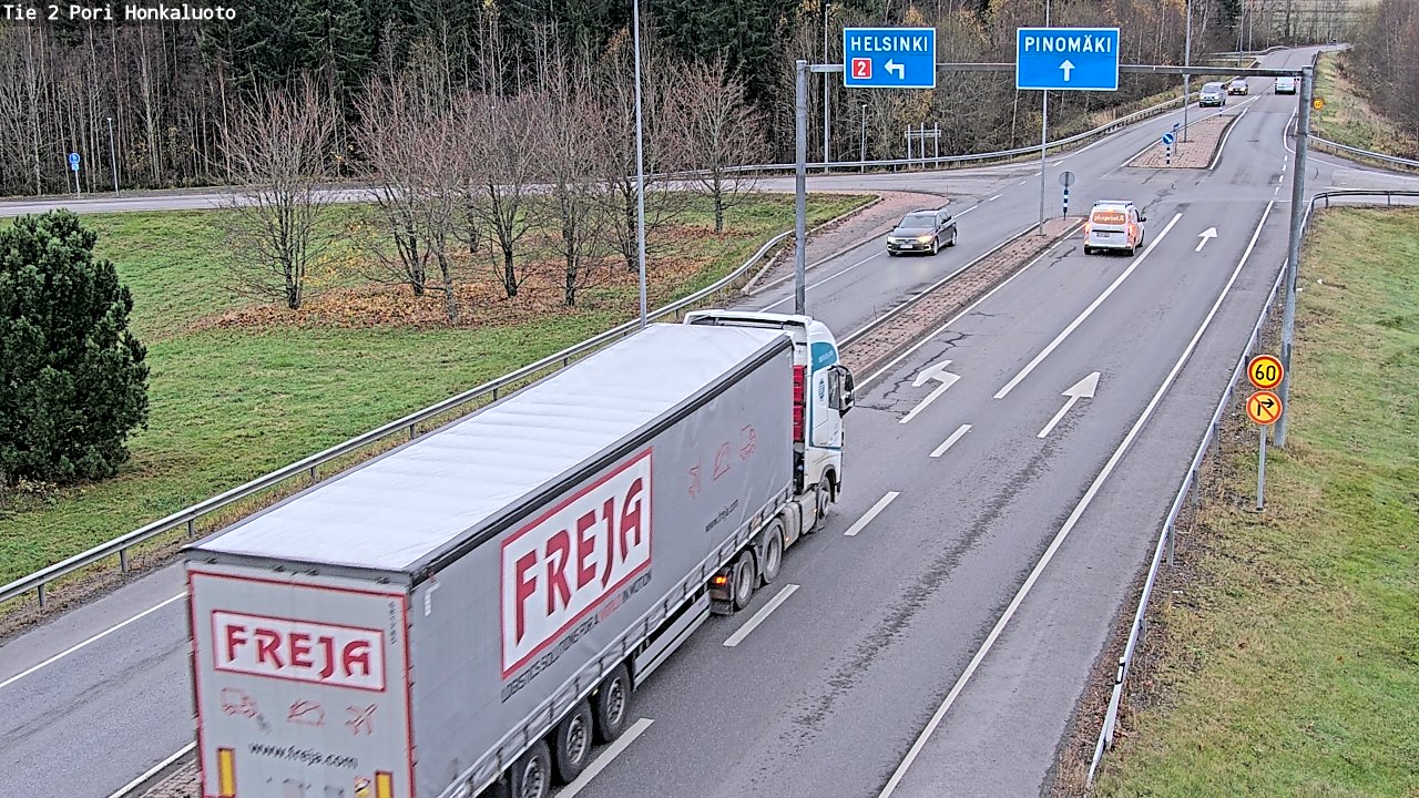 Kelikamerat Kuva Tie 2 Pori, Honkaluoto, Pori, Satakunta