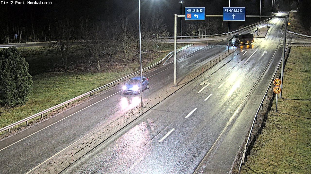 Weather Camera Image Väg 2 Björneborg, Honkaluoto, Pori, Satakunta