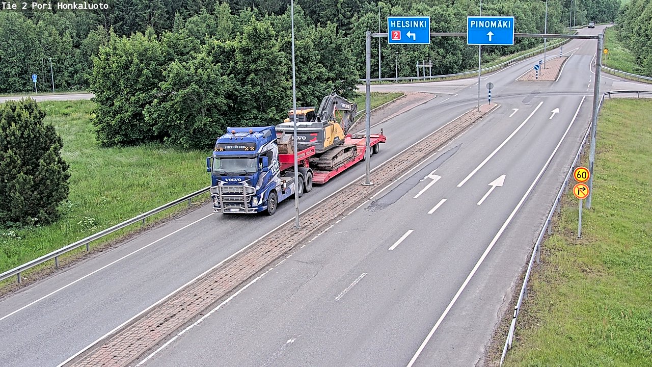 Kelikamerat Kuva Tie 2 Pori, Honkaluoto, Pori, Satakunta