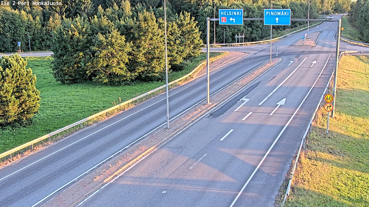Kelikamerat Kuva Tie 2 Pori, Honkaluoto, Pori, Satakunta