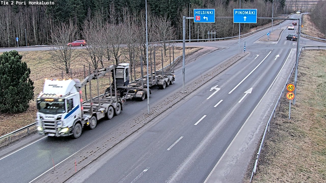 Kelikamerat Kuva Tie 2 Pori, Honkaluoto, Pori, Satakunta