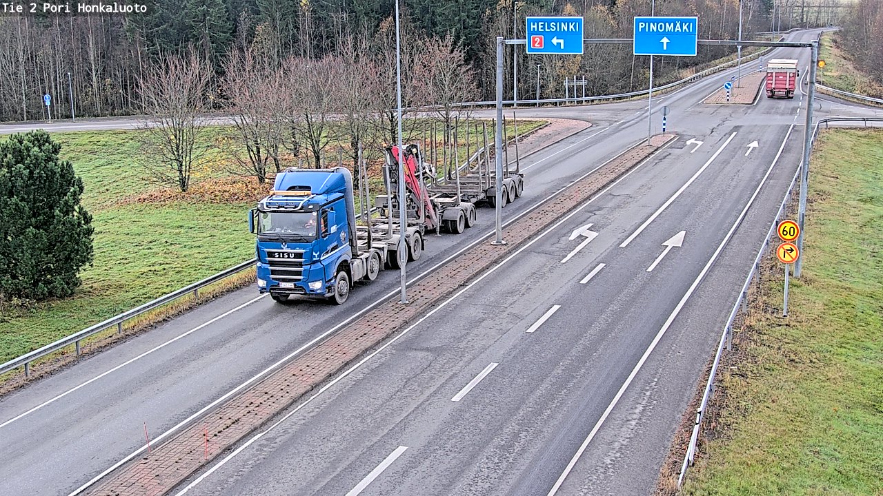 Kelikamerat Kuva Tie 2 Pori, Honkaluoto, Pori, Satakunta