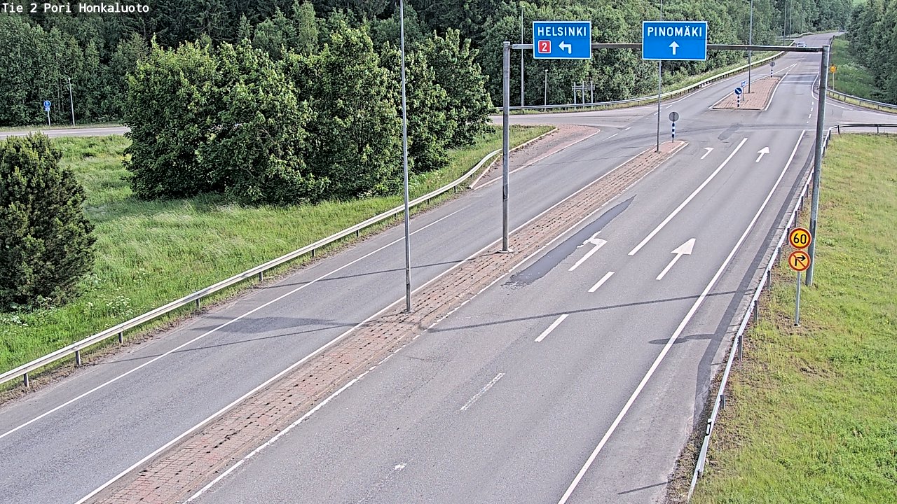 Kelikamerat Kuva Tie 2 Pori, Honkaluoto, Pori, Satakunta