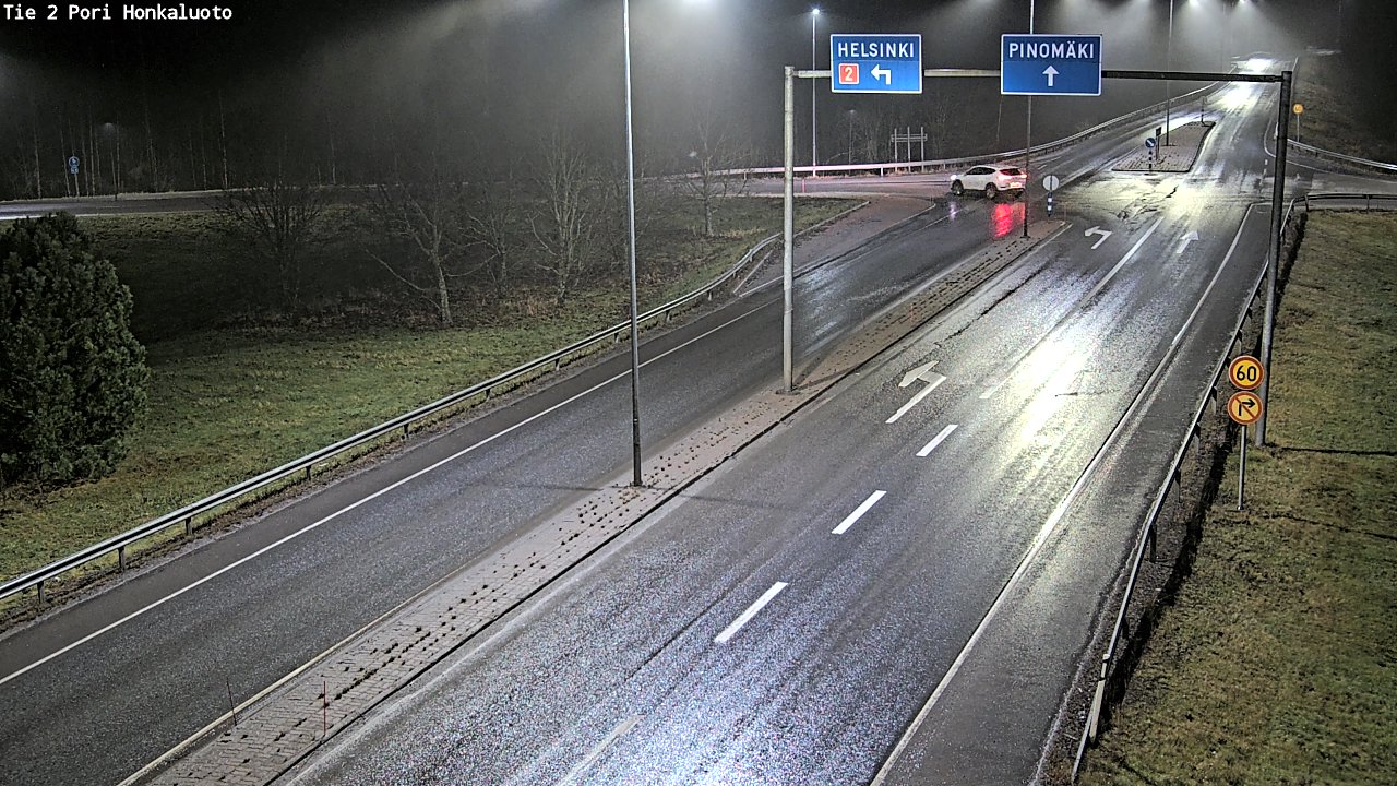 Weather Camera Image Väg 2 Björneborg, Honkaluoto, Pori, Satakunta