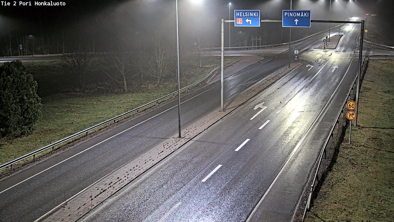 Weather Camera Image Väg 2 Björneborg, Honkaluoto, Pori, Satakunta