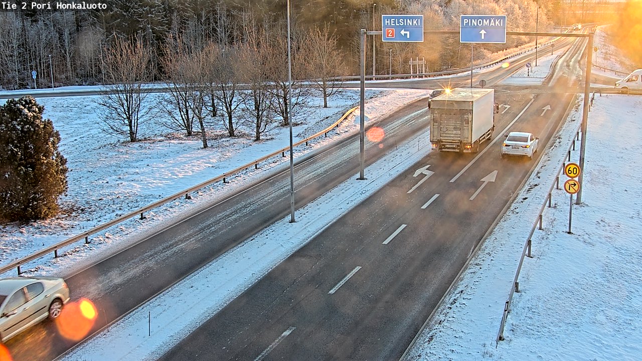 Weather Camera Image Road 2 Pori, Honkaluoto, Pori, Satakunta