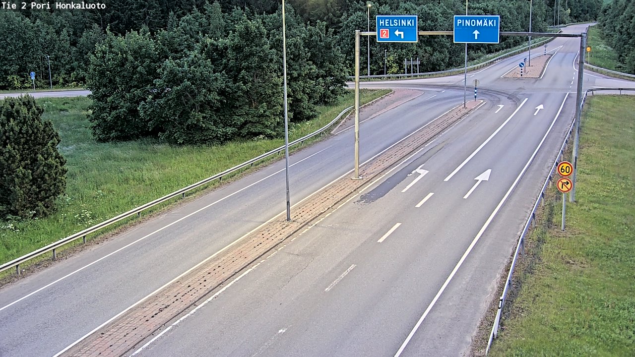Kelikamerat Kuva Tie 2 Pori, Honkaluoto, Pori, Satakunta