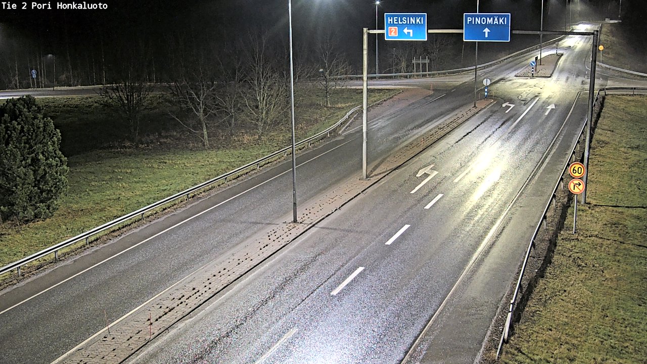 Weather Camera Image Väg 2 Björneborg, Honkaluoto, Pori, Satakunta