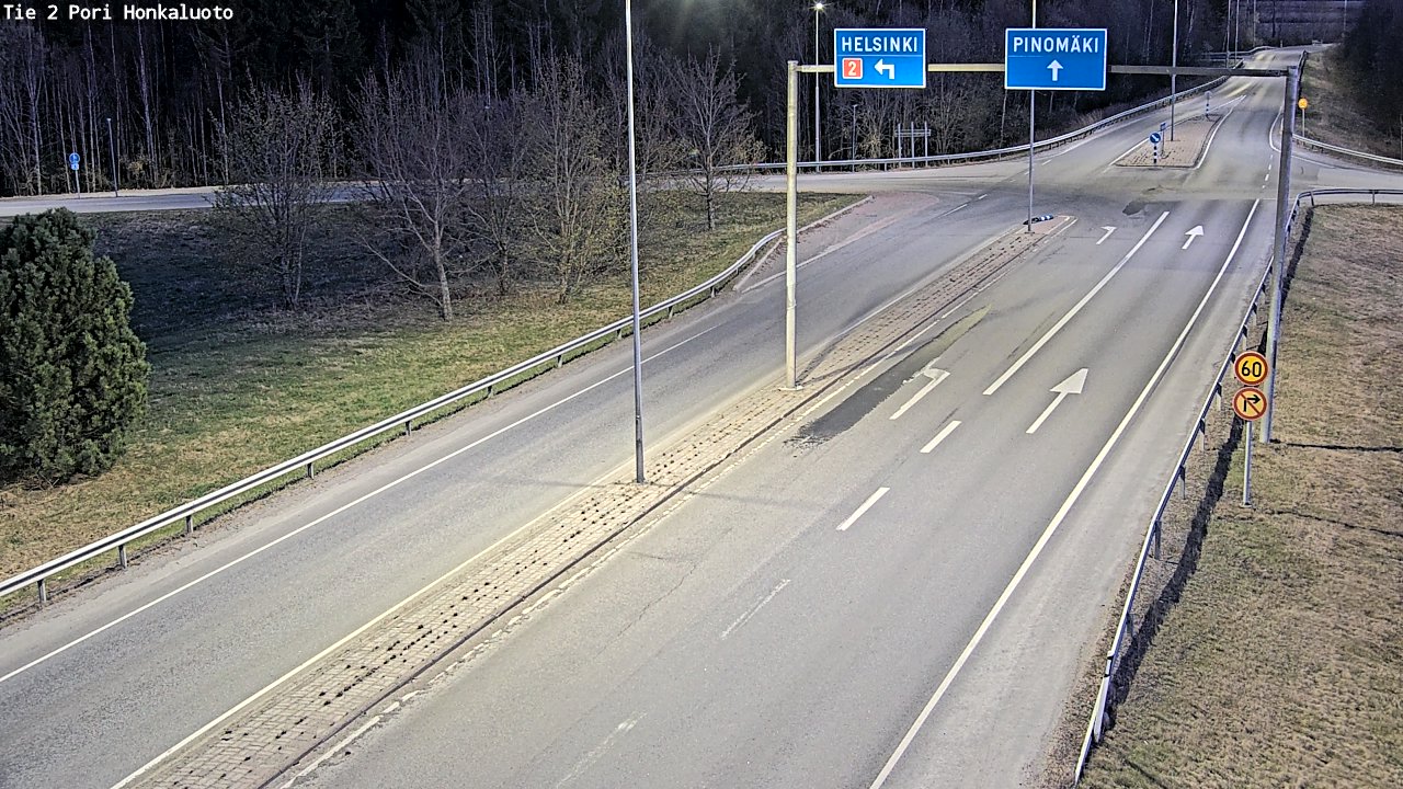 Kelikamerat Kuva Tie 2 Pori, Honkaluoto, Pori, Satakunta