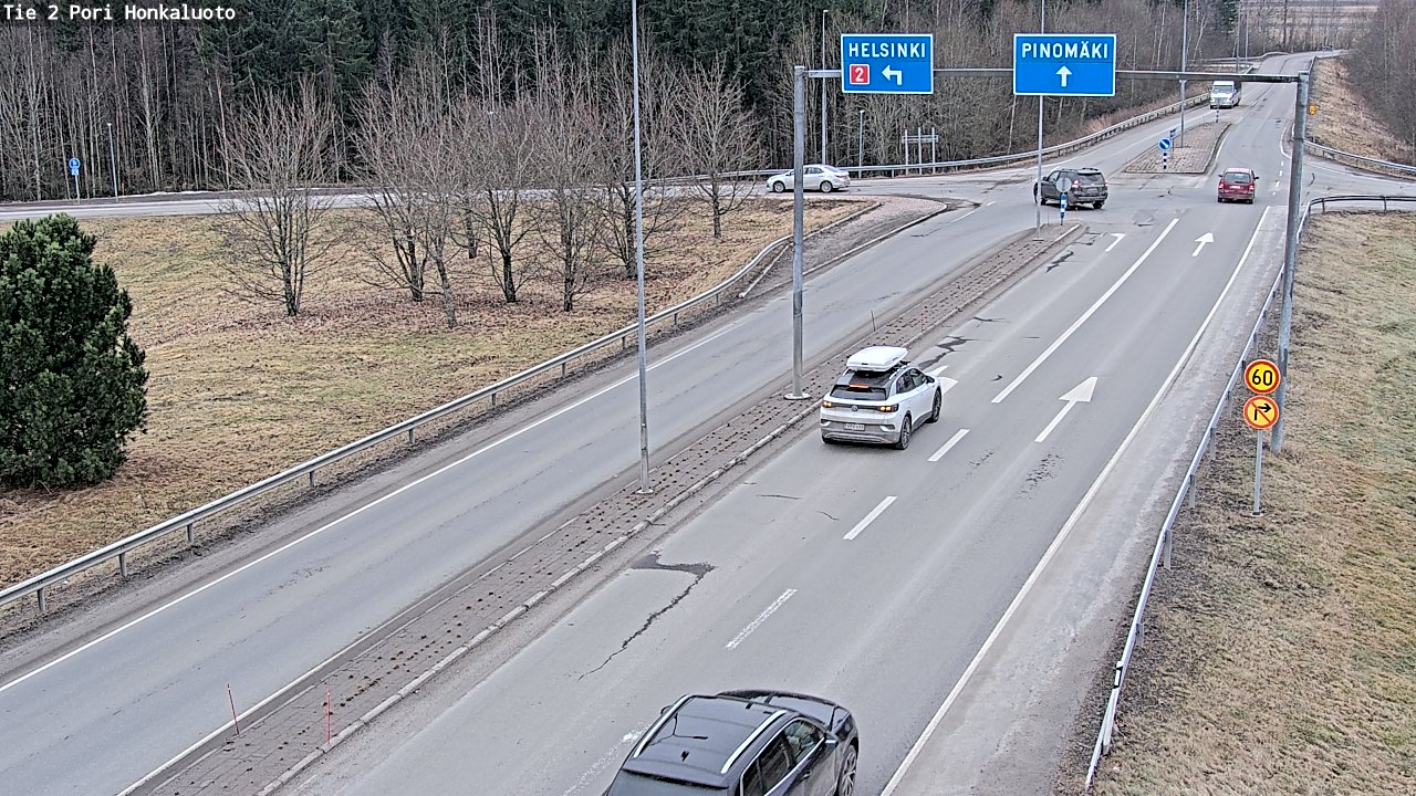 Weather Camera Image Road 2 Pori, Honkaluoto, Pori, Satakunta