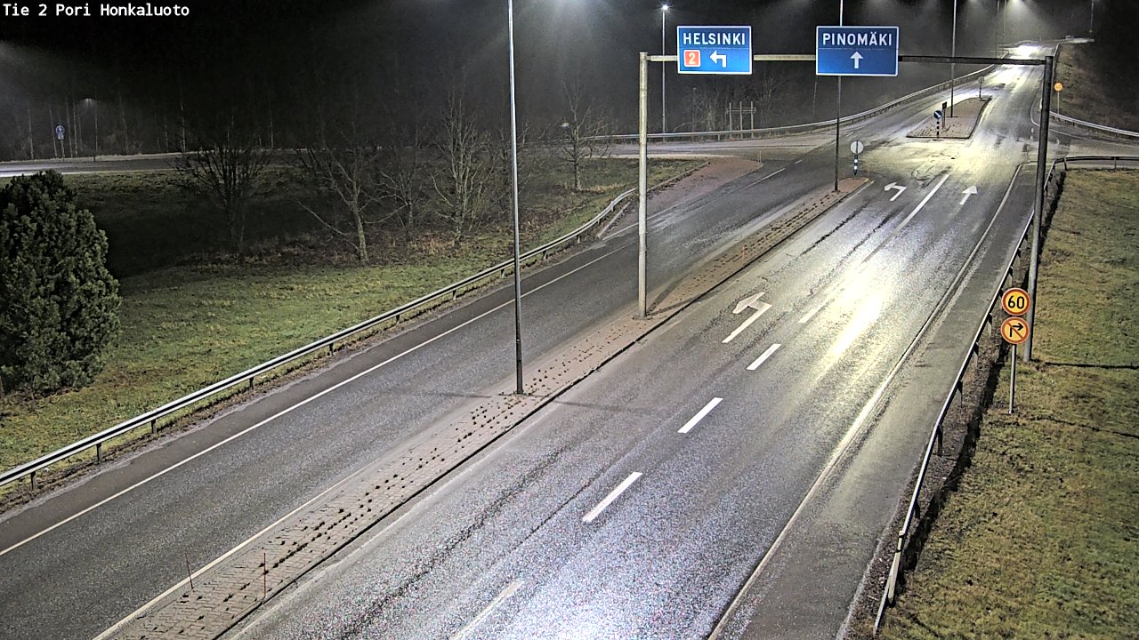 Weather Camera Image Väg 2 Björneborg, Honkaluoto, Pori, Satakunta