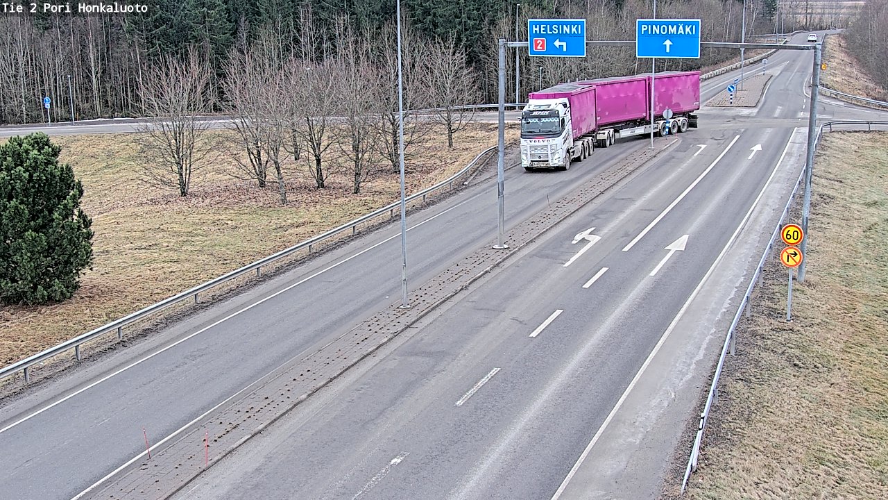 Kelikamerat Kuva Tie 2 Pori, Honkaluoto, Pori, Satakunta