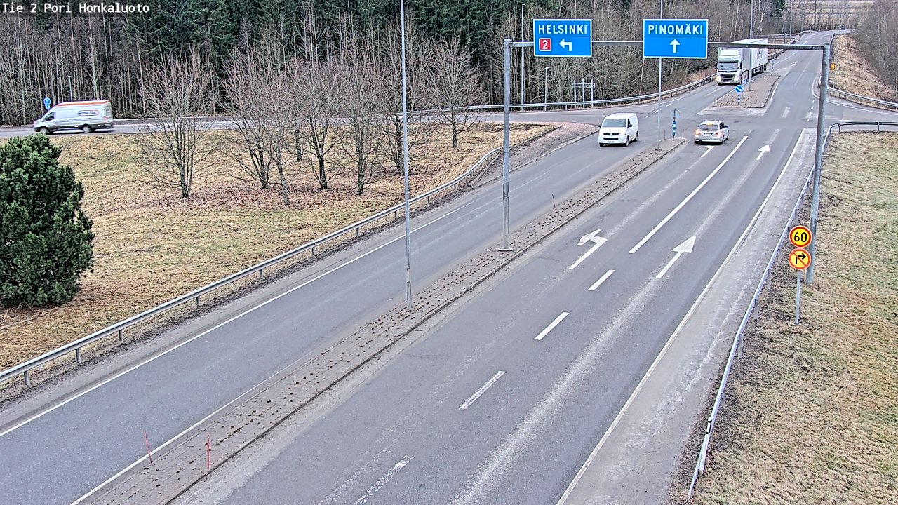 Kelikamerat Kuva Tie 2 Pori, Honkaluoto, Pori, Satakunta