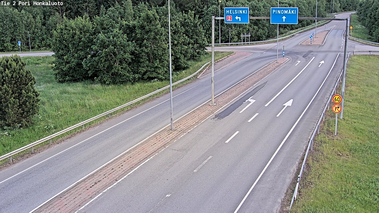 Kelikamerat Kuva Tie 2 Pori, Honkaluoto, Pori, Satakunta