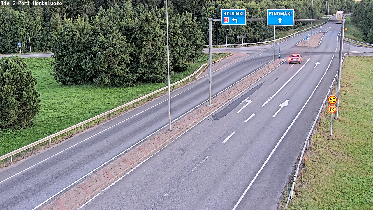 Kelikamerat Kuva Tie 2 Pori, Honkaluoto, Pori, Satakunta