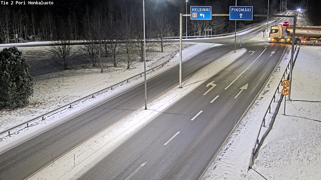 Weather Camera Image Road 2 Pori, Honkaluoto, Pori, Satakunta