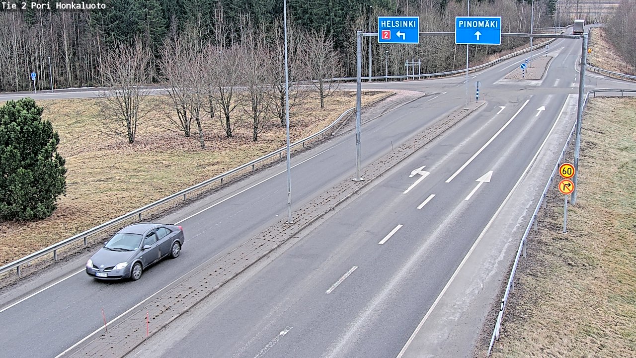 Kelikamerat Kuva Tie 2 Pori, Honkaluoto, Pori, Satakunta