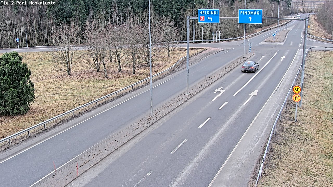 Kelikamerat Kuva Tie 2 Pori, Honkaluoto, Pori, Satakunta