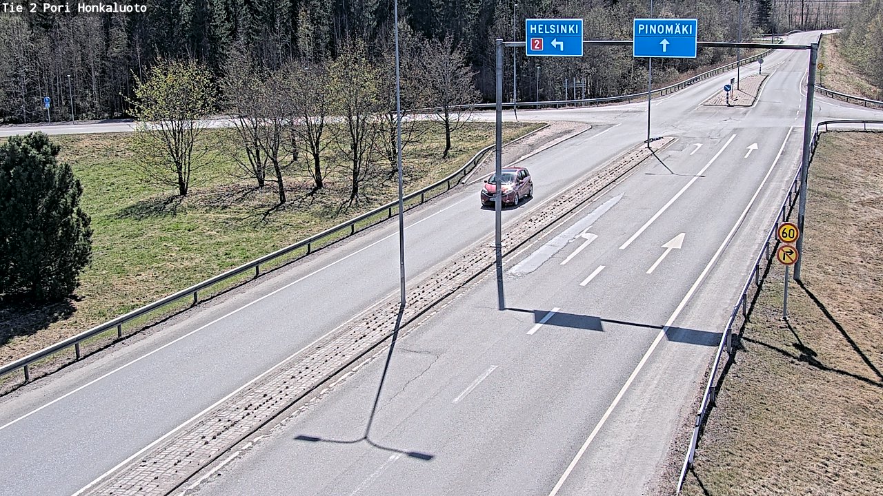 Kelikamerat Kuva Tie 2 Pori, Honkaluoto, Pori, Satakunta