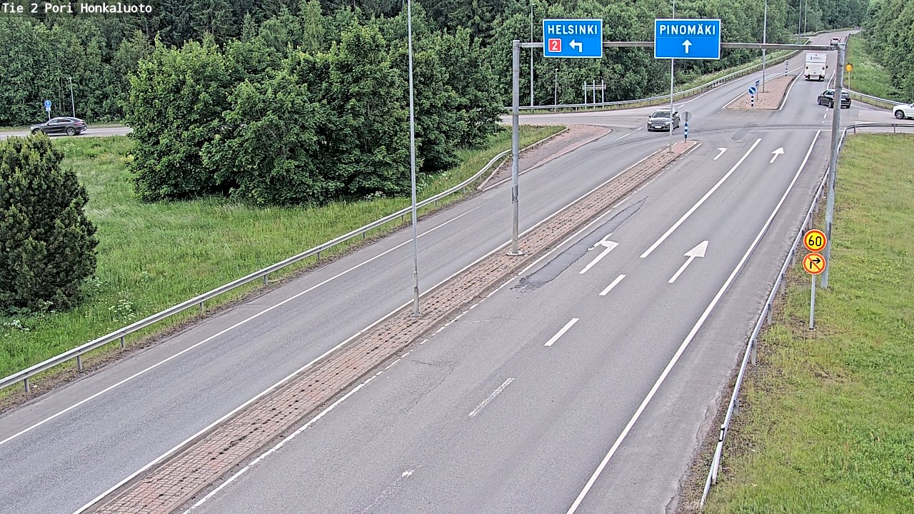 Kelikamerat Kuva Tie 2 Pori, Honkaluoto, Pori, Satakunta