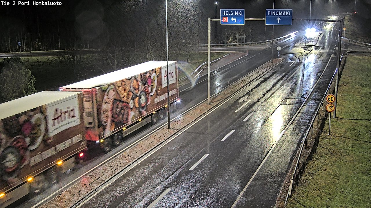 Kelikamerat Kuva Tie 2 Pori, Honkaluoto, Pori, Satakunta