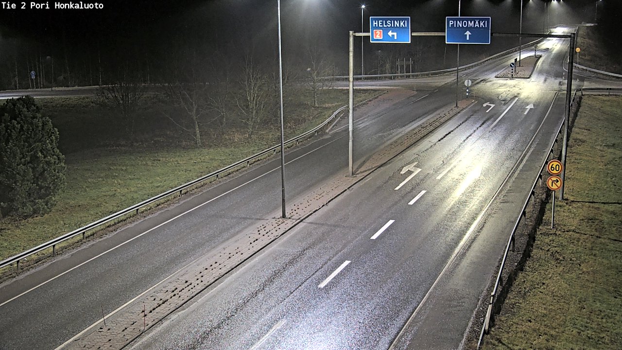 Weather Camera Image Väg 2 Björneborg, Honkaluoto, Pori, Satakunta