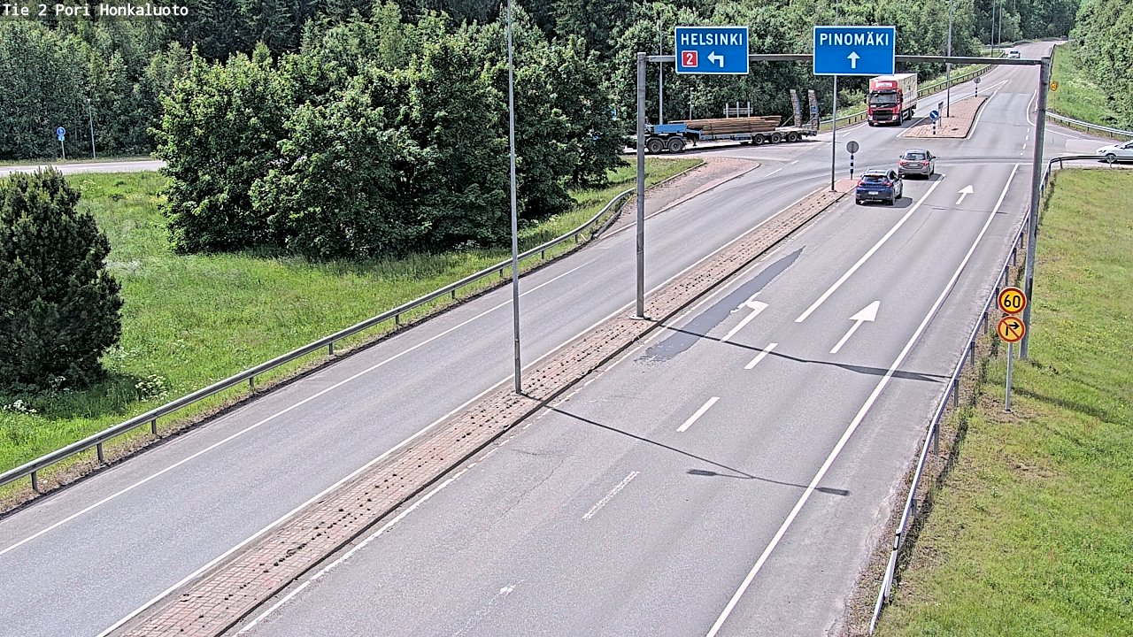 Kelikamerat Kuva Tie 2 Pori, Honkaluoto, Pori, Satakunta